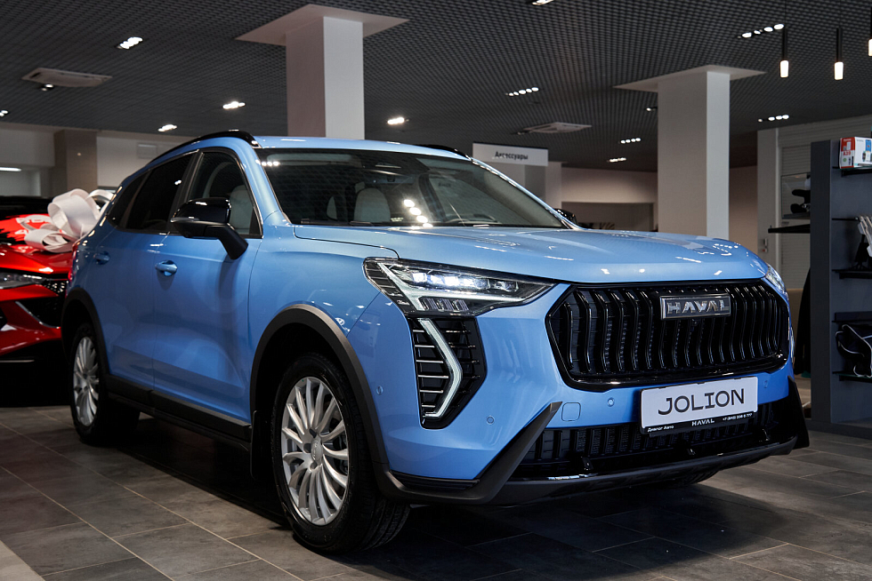 Haval Jolion Премиум, голубой