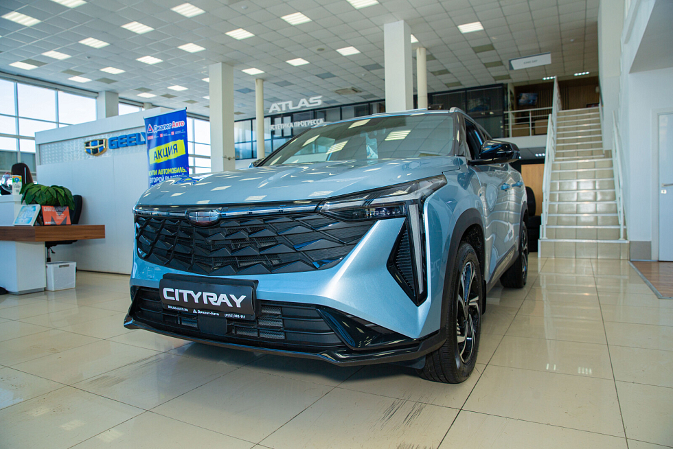 Geely Cityray Люкс, голубой