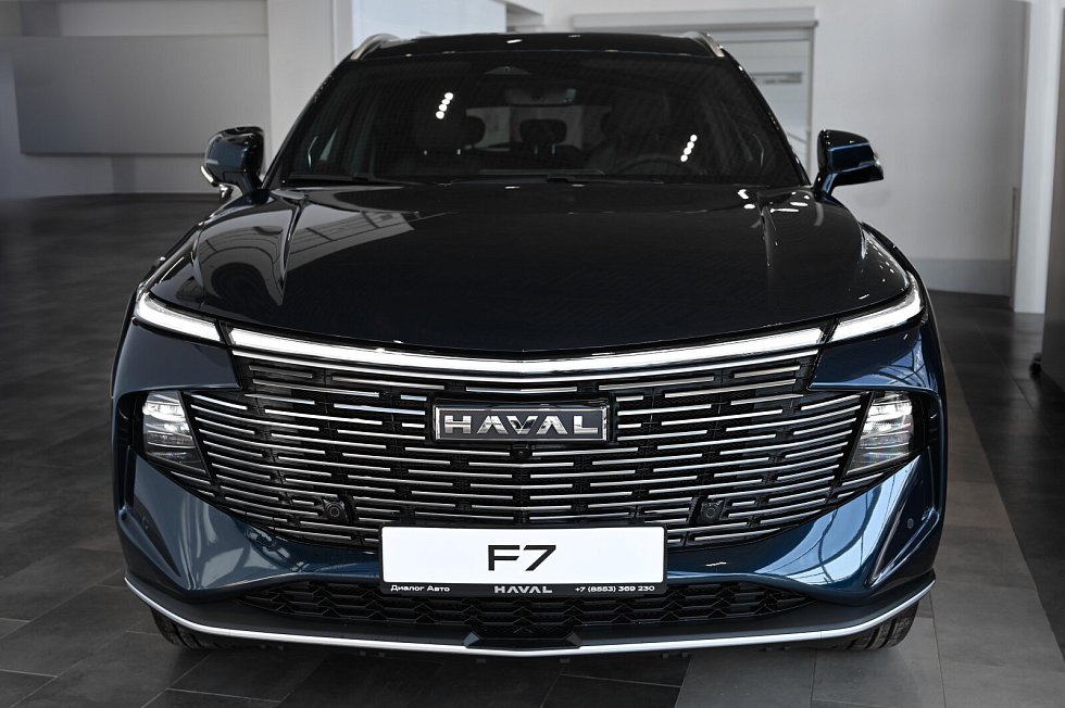 Haval F7 Премиум (2026), голубой