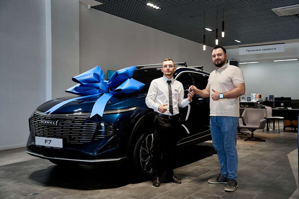 Haval F7 Оптимум (2026), голубой