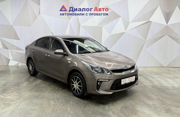 Kia Rio Luxe, 2019 года, пробег 117512 км