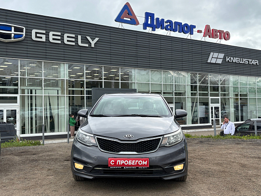 Kia Rio, 2016 года, пробег 121646 км