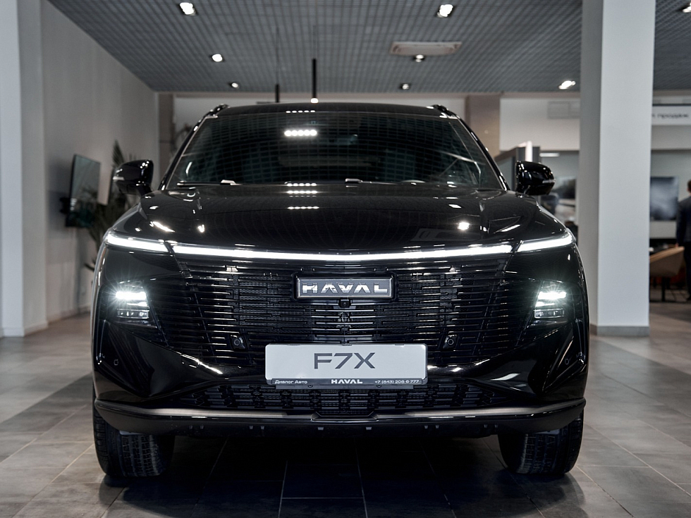 Haval F7x Премиум, голубой