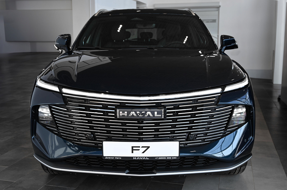 Haval F7 Оптимум (2026), голубой