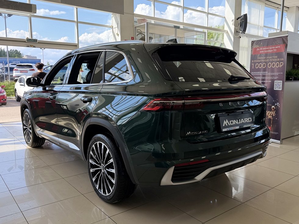 Geely Monjaro Flagship, зеленый