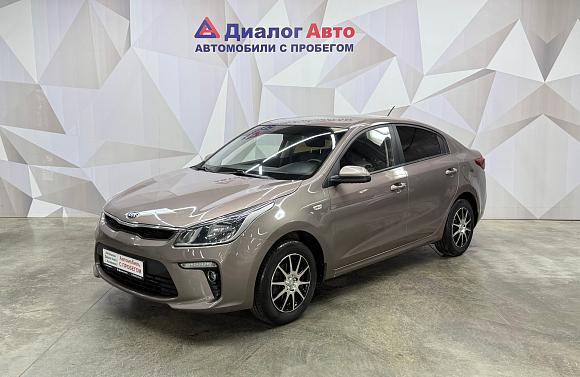 Kia Rio Luxe, 2019 года, пробег 117512 км