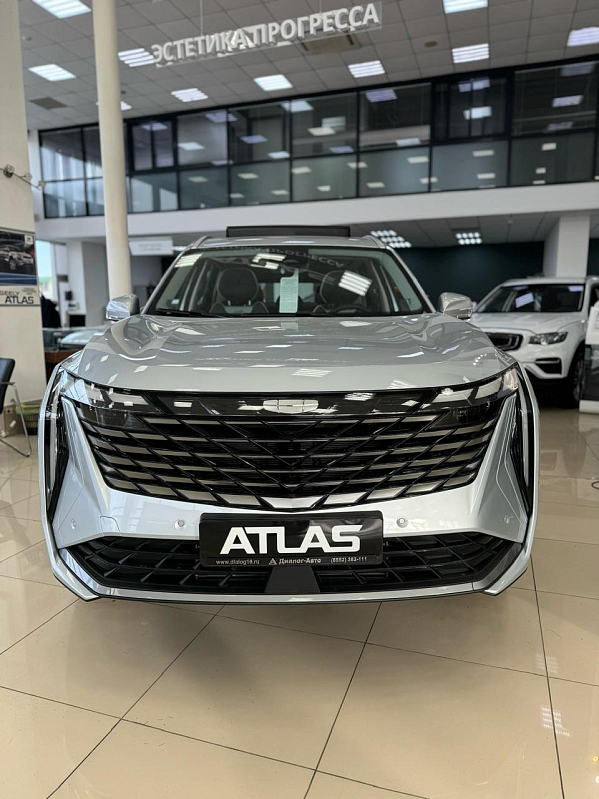 Geely Atlas Спорт, серебряный